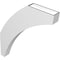 Ekena Millwork 3 1/2-in. W x 26-in. D x 32-in. H Thorton Architectural Grade PVC Knee Brace BRCP035X26X32THR - alternate 6